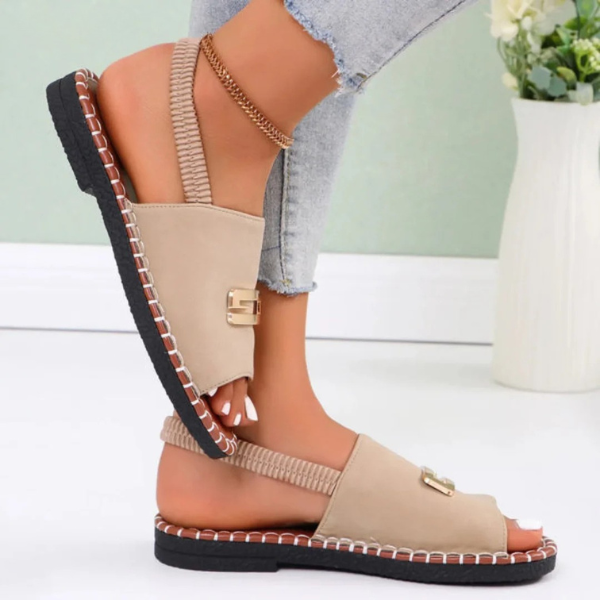 Mia Comfort Sandals Blue, photo studio