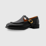 Retro Wide-Strap Leather Mary Janes