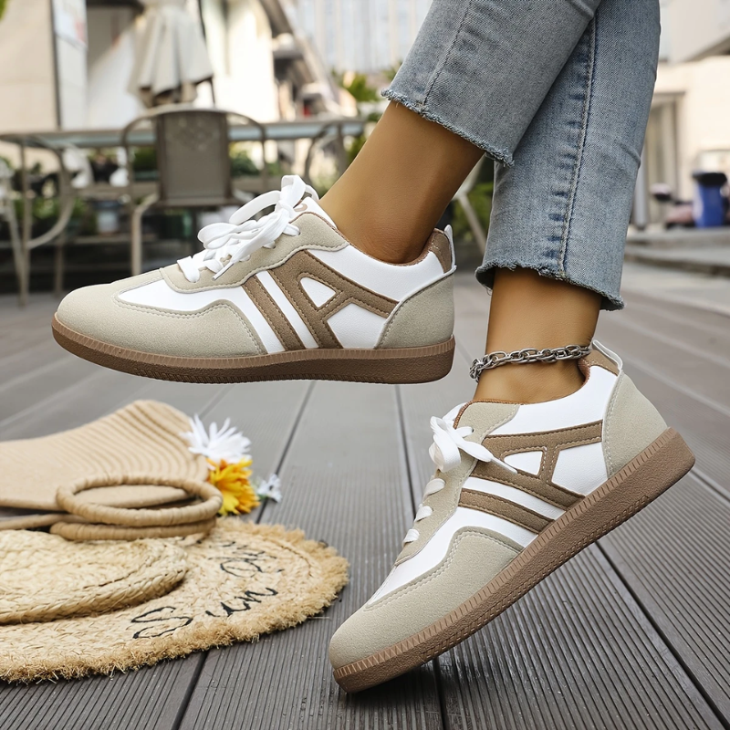 Lisa Orthopedic Comfortable Sneakers Khaki, photo studio