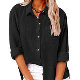 Martina | Oversized Shirt with Chest Pocket