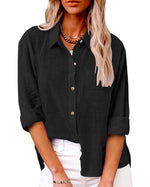 Martina | Oversized Shirt with Chest Pocket