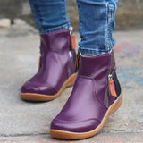 Moira | Orthopaedic Ankle Boots with a Side Zip and Warm Lining