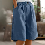 Sabby | Knee-Length Shorts with an Elastic Waist