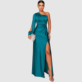 Meredith | Elegant One-Shoulder Maxi Dress