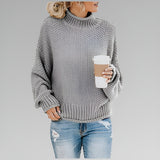 Orange High-Neck Jumper