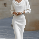 Marian | Cowl-Neck Cocktail Dress