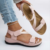 Lylia | Orthopaedic Sandals with Hook-and-Loop Straps