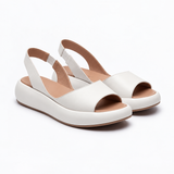 Glenda | Platform Slingback Sandals with a Wide Front Strap