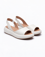 Glenda | Platform Slingback Sandals with a Wide Front Strap