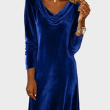 Rosina | Flowy Velvet Dress