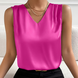 Josie | Sleeveless V-Neck Blouse