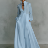 Antonia | Maxi Dress with Pleated Skirt