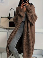 Long Cardigan with Pockets