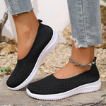 Estella | Diamond-Knit Slip-On Shoes with Arch Support