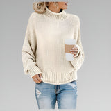 Orange High-Neck Jumper