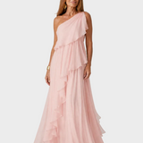 Talia | Maxi Dress with Cascading Ruffles