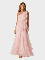 Talia | Maxi Dress with Cascading Ruffles