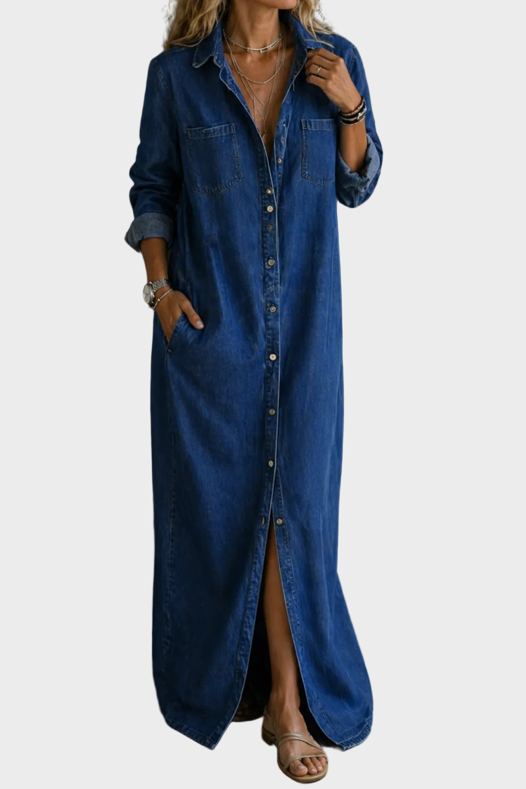 Delaney | Button-Front Dress