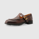 Retro Wide-Strap Leather Mary Janes
