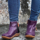 Moira | Orthopaedic Ankle Boots with a Side Zip and Warm Lining