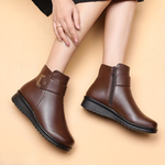 Lotte | Orthopaedic Winter Ankle Boots with a Buckled Strap