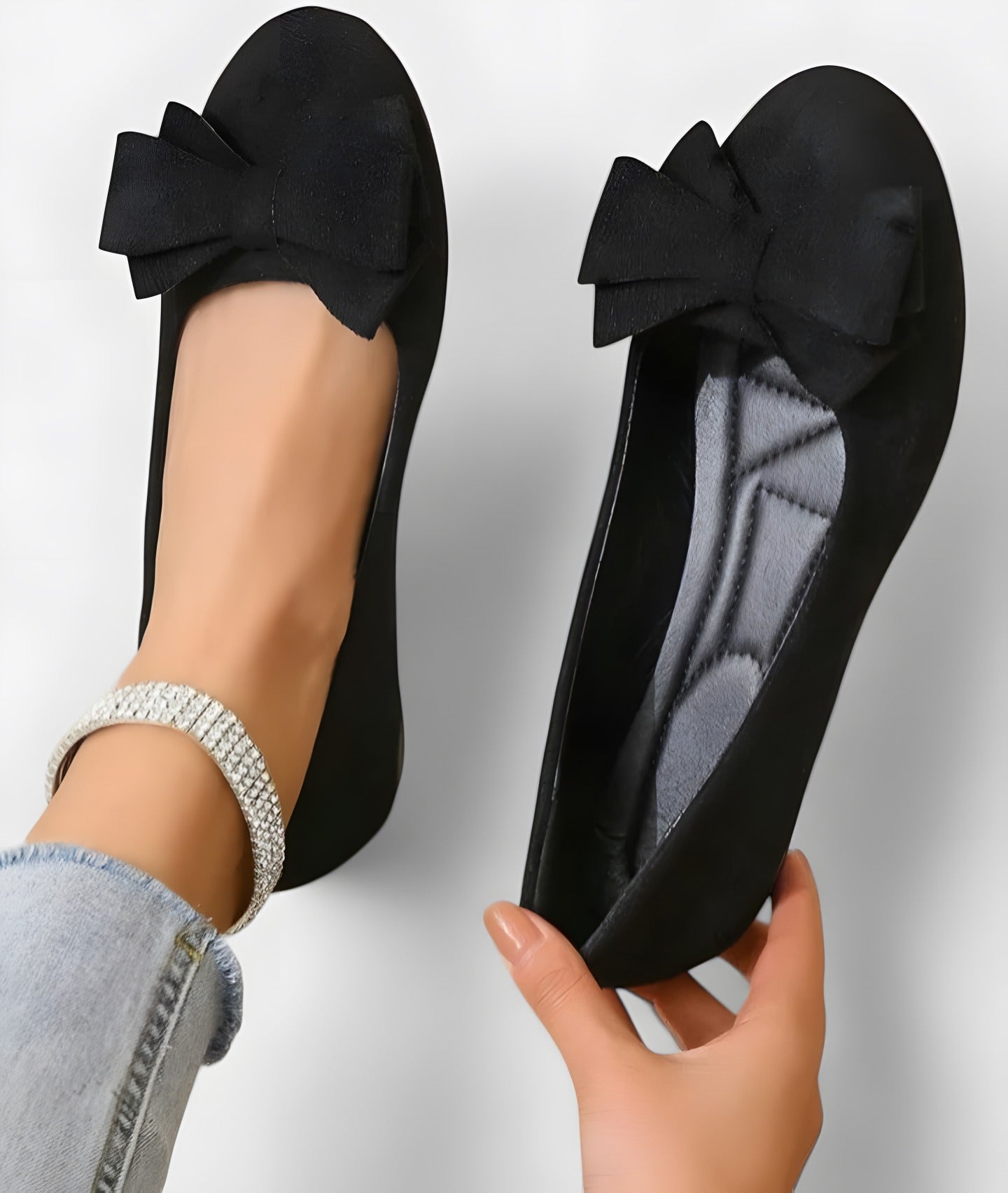 Everly | Women's Comfortable Orthopaedic Sandals Black, photo studio