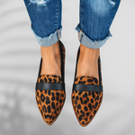 Luz | Pointed Penny Loafers with a Padded Insole