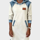 Irene | Hooded Denim Dress