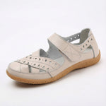 Savia | Cut-Out Mary Jane Flats with an Adjustable Strap