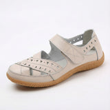 Savia | Cut-Out Mary Jane Flats with an Adjustable Strap