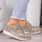 Gabri | Sneakers with a Side Zip and Laces
