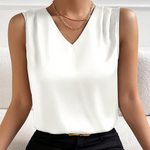Josie | Sleeveless V-Neck Blouse