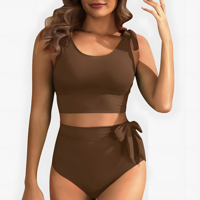 High-Waisted Two-Piece Bikini Set