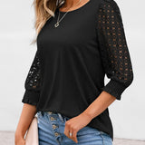 Beatriz | Elegant Blouse with Openwork Sleeves