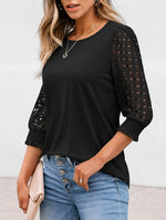 Beatriz | Elegant Blouse with Openwork Sleeves