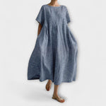 Dorinda | Simple Oversized Dress with Pockets