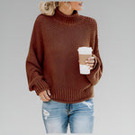 Orange High-Neck Jumper