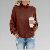 Orange High-Neck Jumper