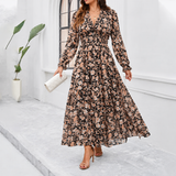 Hester | Elegant Floral Print Dress