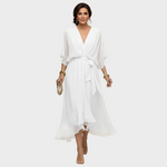 Monica | V-Neck Chiffon Dress