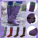 Kaia | Orthopaedic Knee-High Boots with a Knit Cuff