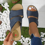 Kiera | Orthopaedic Wedge Slides with Adjustable Straps