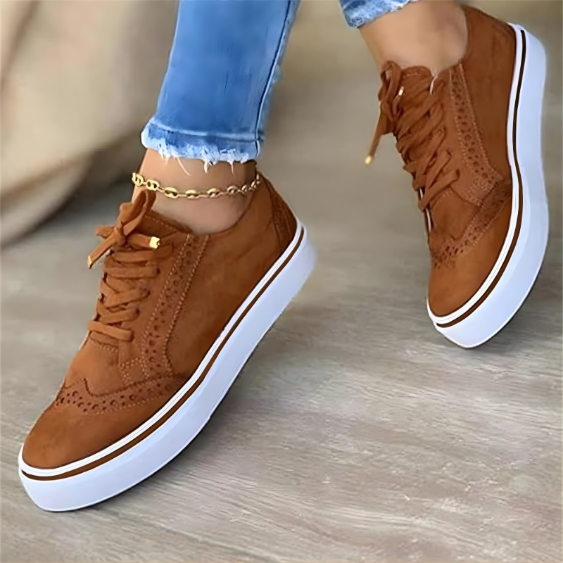 Emma Trendy Orthopedic Sneakers Blue, photo studio