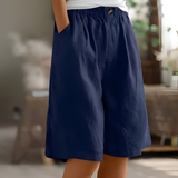 Sabby | Knee-Length Shorts with an Elastic Waist