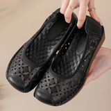 Mariel | Orthopaedic Slip-On Walking Shoes with a Perforated Upper