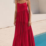 Eloisa | Airy Tiered Ruffle Dress
