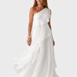 Talia | Maxi Dress with Cascading Ruffles