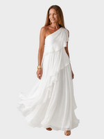 Talia | Maxi Dress with Cascading Ruffles