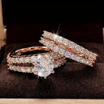 Siobhan | Eternal Radiance Ring Set
