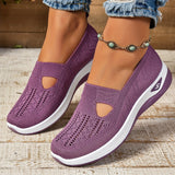 Carry | Knit Slip-On Shoes with a Cut-Out Front